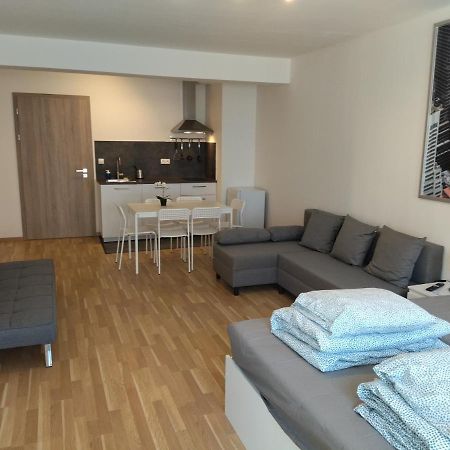 Brand New Two Room Apartment #34 With Free Secure Parking In The Center Prága Kültér fotó